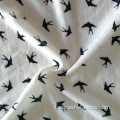 Knitted 100% Polyester Hacci Print Slub Fabric